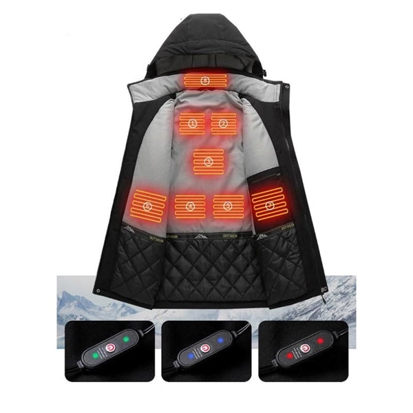 Electric Usb Heating Vest Washable Men Winter Jacket