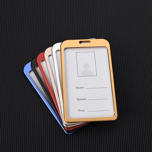 Metal Id Card Badge Holder With Lanyard