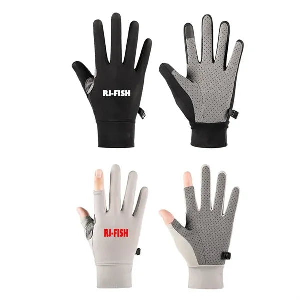 Summer Cycling Touch Screen Fishing Gloves