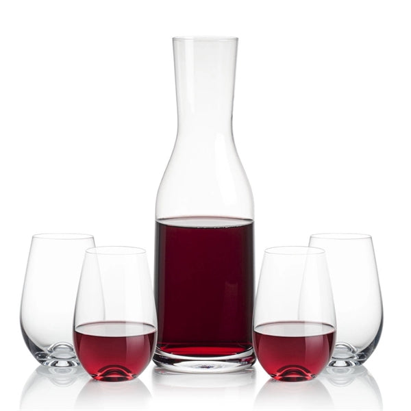 Caldmore Carafe & Boston Stemless Wine