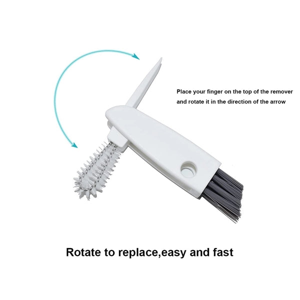 Multi-Functional Crevice Cleaning Brush