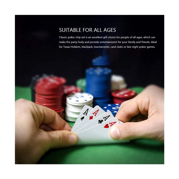 100 Poker Chip Set With Storage Box