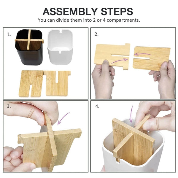Bamboo Toothbrush Holder