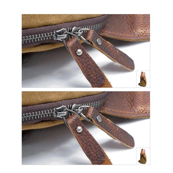 Waxed Canvas Crossbody Bag