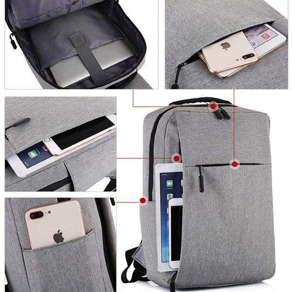 With Usb Laptop Backpack
