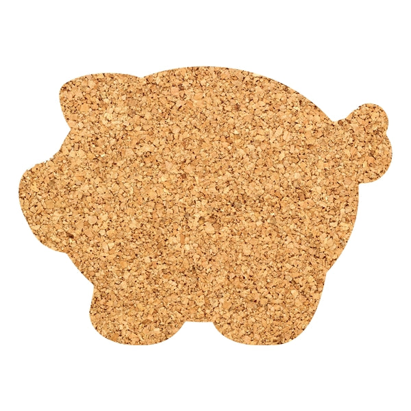Pig Shaped Cork Coaster