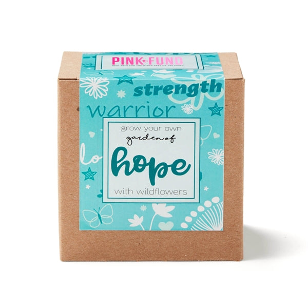 Teal Garden of Hope Seed Planter Kit in Kraft Box