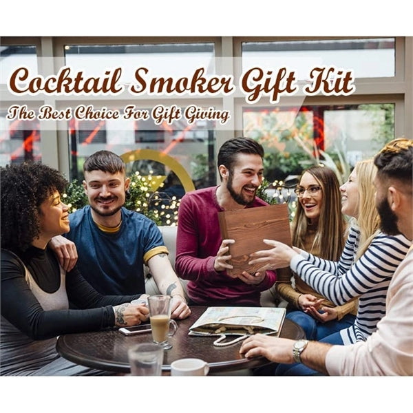 Cocktail Smoker Kit with Torch Whiskey with Ice Wine Stone