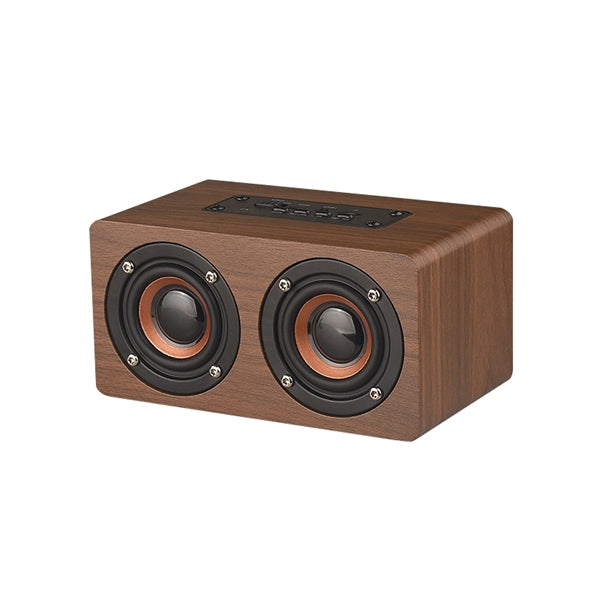 LED Wooden Speaker Alarm Clock