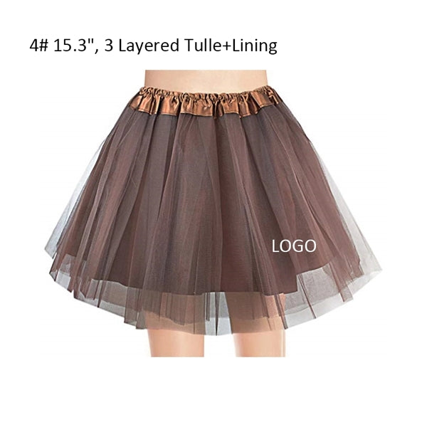 Women's Classic 5 Layered Tulle Tutu Skirt