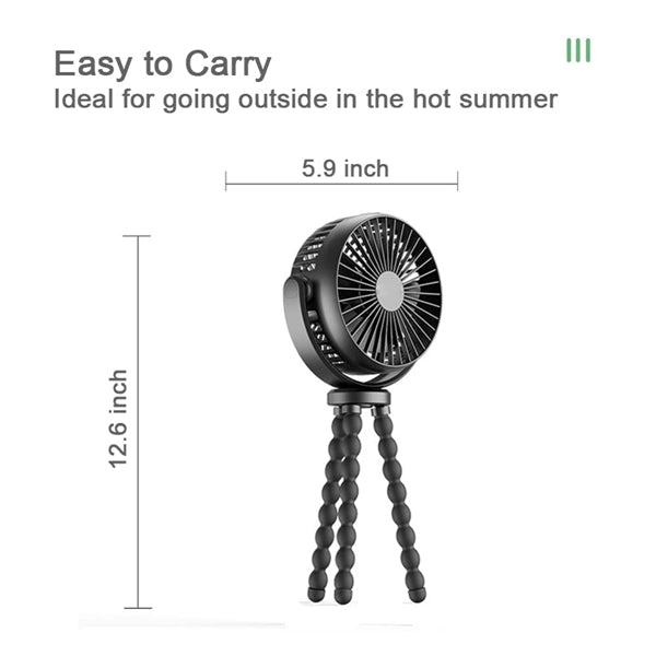 Mini Handheld Stroller Fan