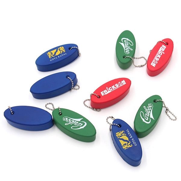 MOQ 50 PU Floating Keychains