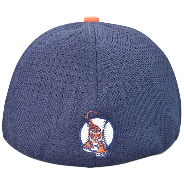 6-Panel Mid Crown Perforated Back 4-Panel Vapor Spandex Cap
