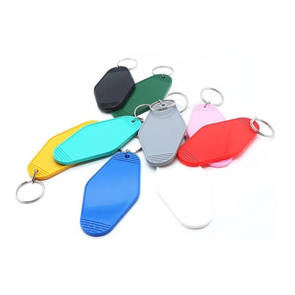 Vintage Plastic Hotel Motel Keychain Key Tag