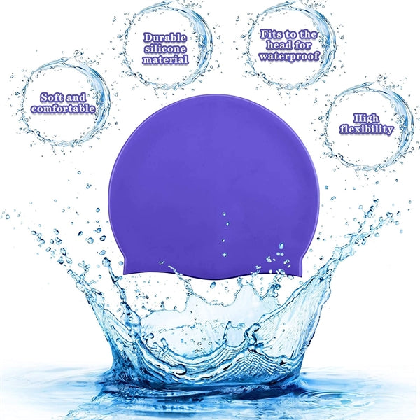 Unisex Adult Silicone Swim Cap