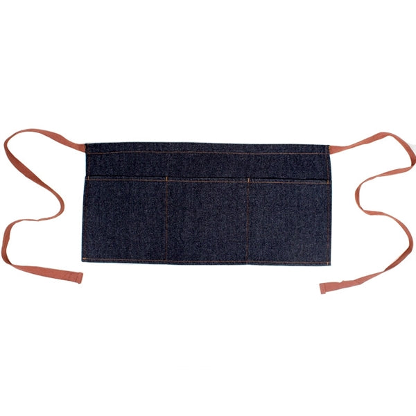 Denim Short Waist Apron with 3 Pockets