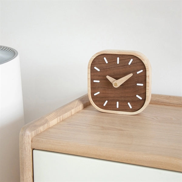 Wooden Desk Clock
