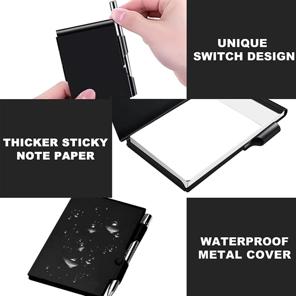 Metal Notebook With Pen