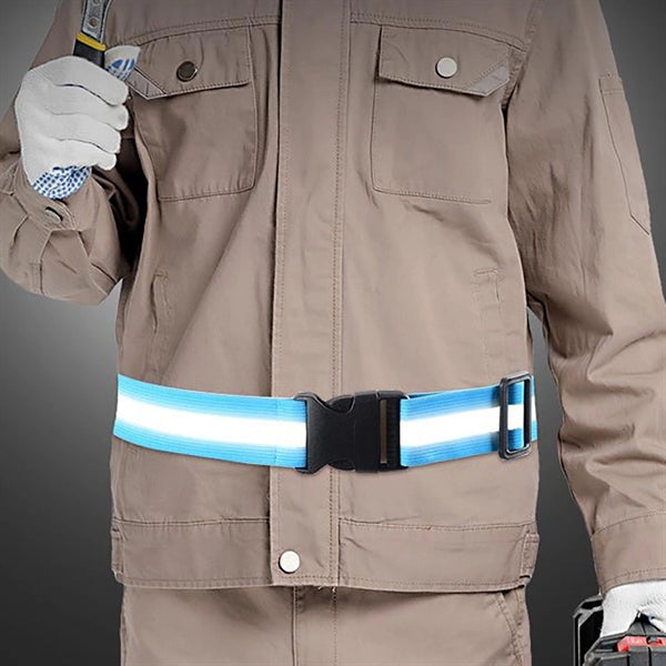 Adjustable Reflective Glow Belt Safety Gear Sash