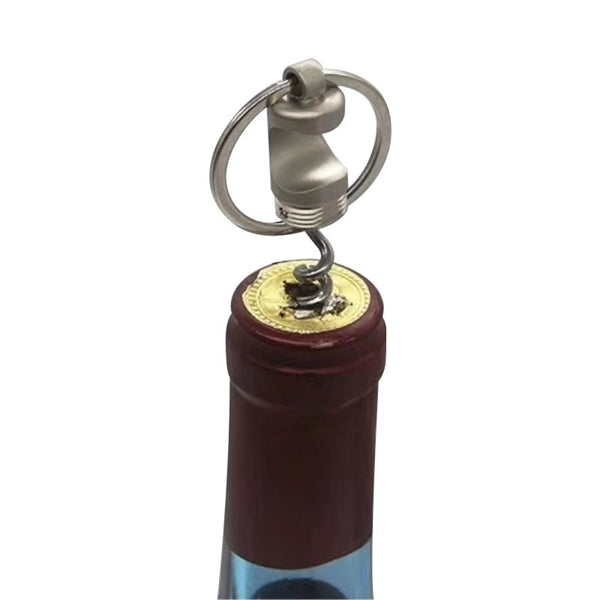 Wine Bottle Opener With Key Ring