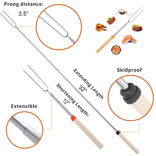 Telescopic Barbecue Fork