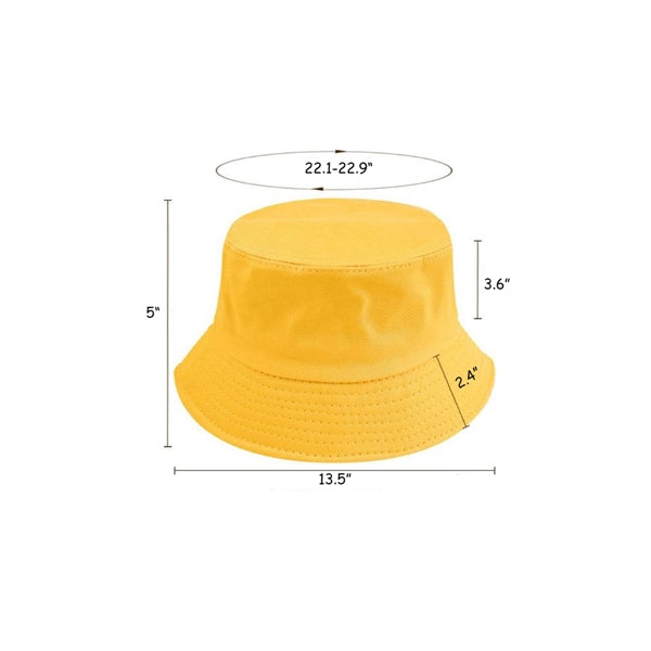 Screen Printed Cotton Bucket Hat