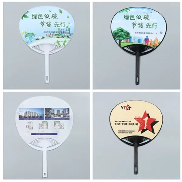Plastic Advertising Hand Fan