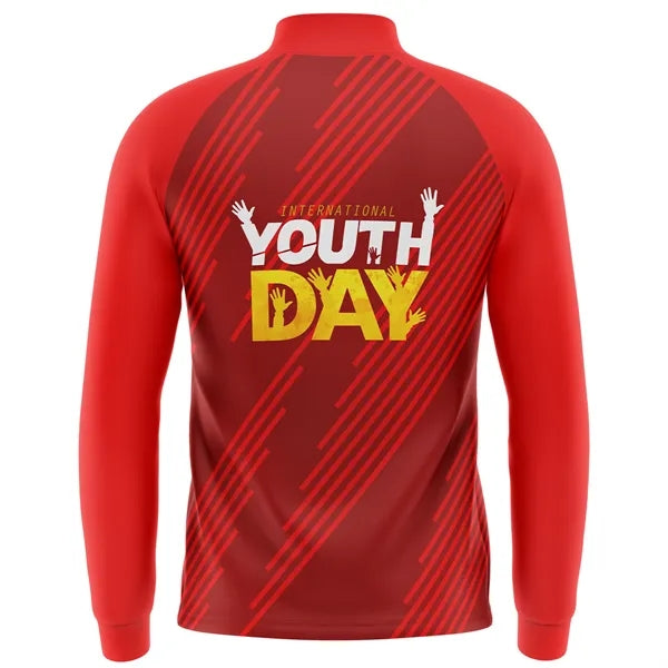Youth 280 GSM Spandex Interlock Fleece Zipper Sweatshirt