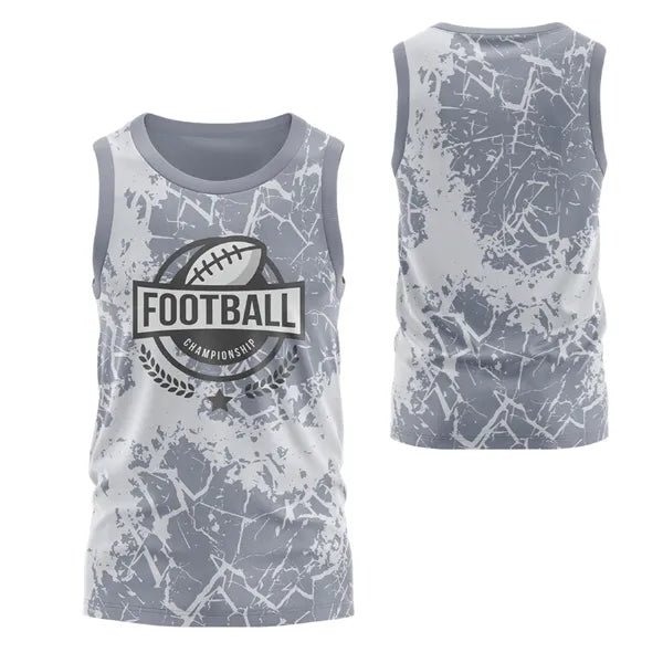 Unisex 150 GSM Jacquard Mesh Performance Sublimation Tank
