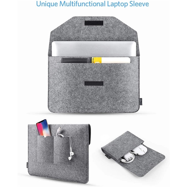 Felt Laptop Sleeves With Flip Top Protective Case Set