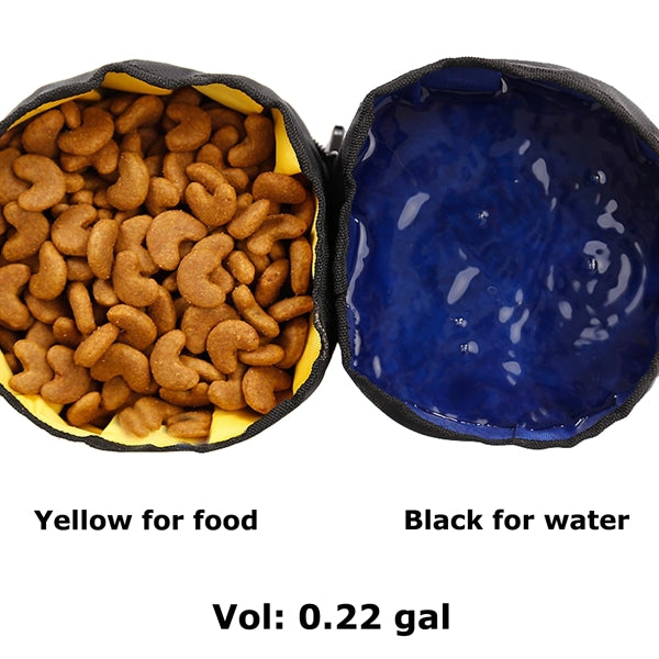 Double Folding Pet Bowl