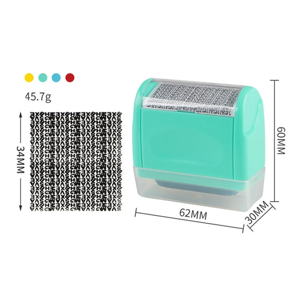 Identity Theft Protection Roller Stamp Set