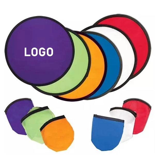 10" Folding Flying Disc w/Pouch