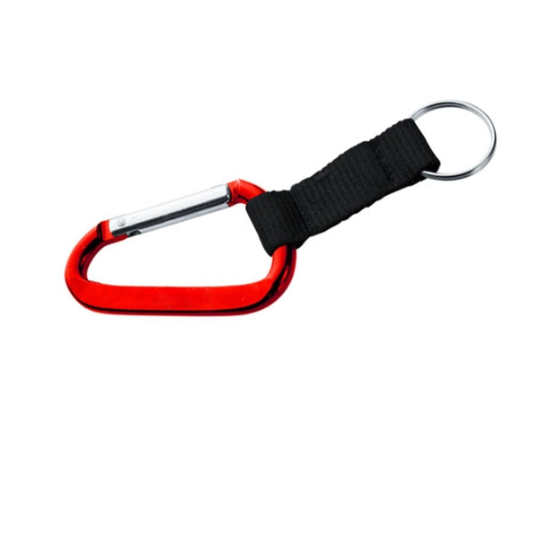 Metal Carabiner With Strap Keychains