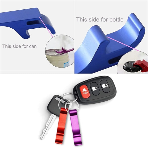 Multifunctional Premium Metal Keychain Bottle Opener