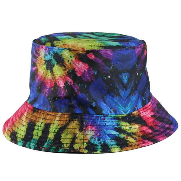 Double Sided Reversible Tie Dye Summer Bucket Hat