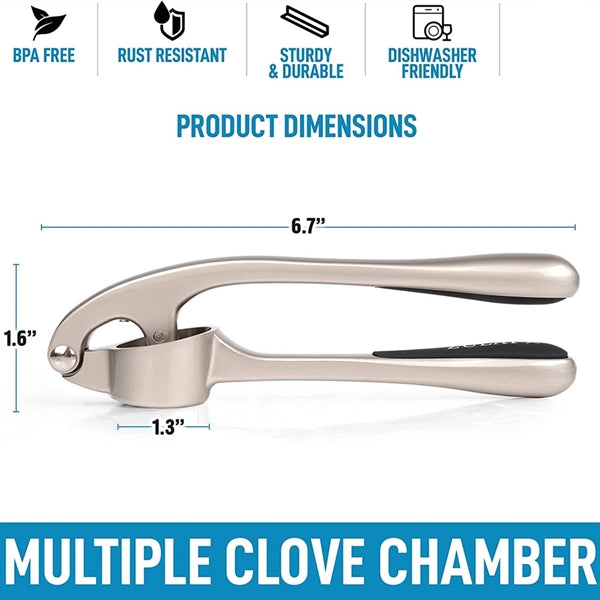 Kitchen Stainless Steel Garlic Press