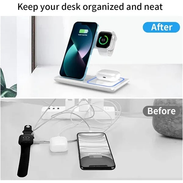 3 in 1 Wireless Charger Charging Station