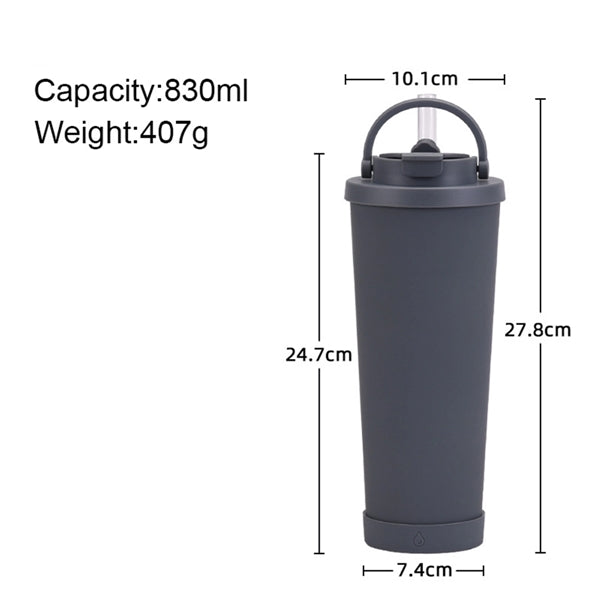 Tumbler With Lid And Straw
