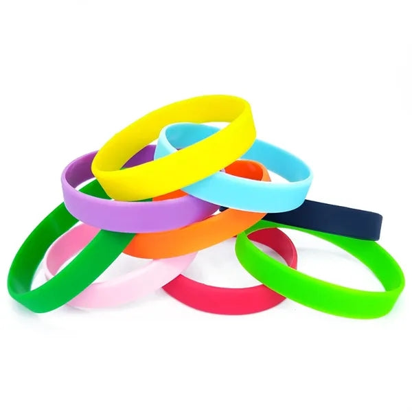 Silicone Bracelets Rubber Stretch Wristbands Party Favors