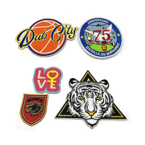 MOQ100 Embroidered Patch