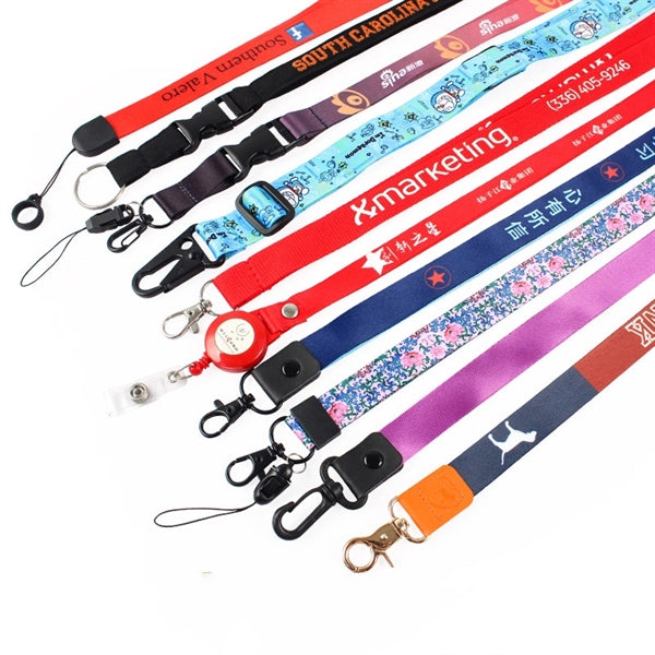 Sublimation Neck Lanyards w/ Adjustable buckle