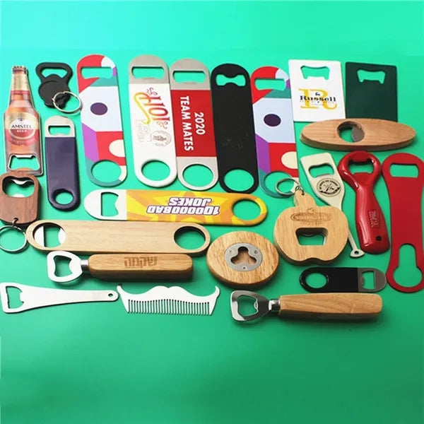 MOQ50 Stainless Steel Flat beer Opener