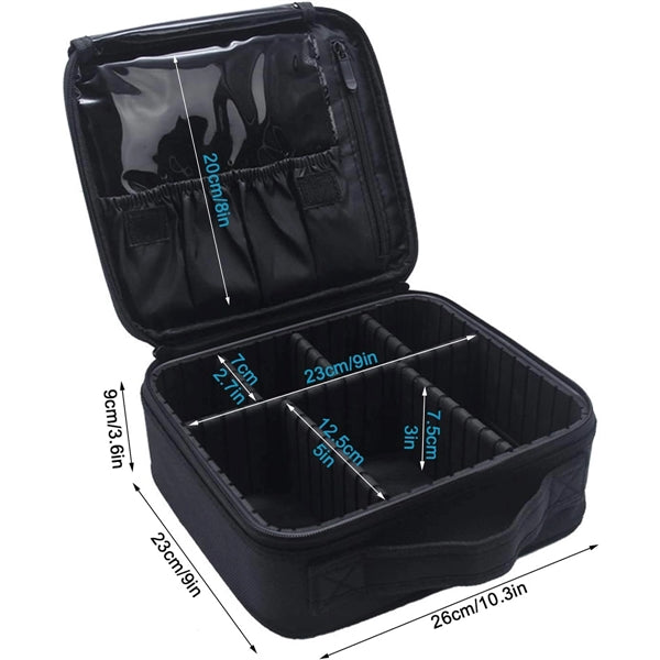Adjustable Dividers Makeup Case