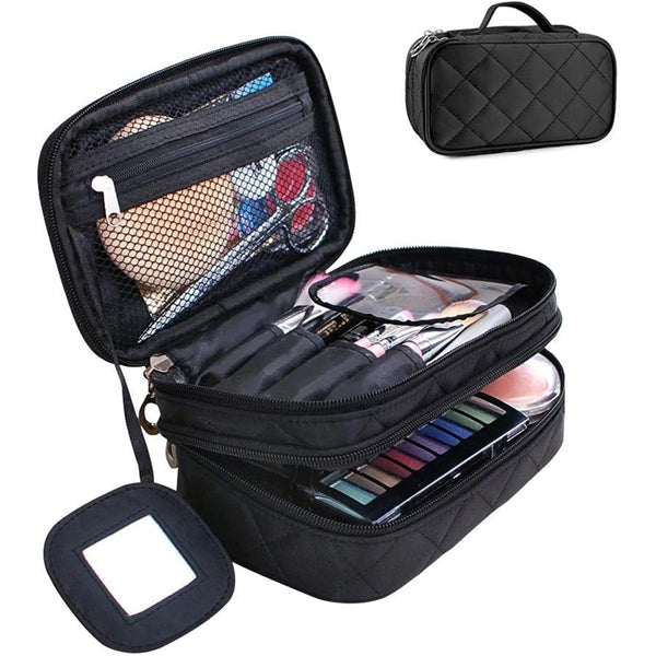 2 Layer Small Makeup Bag