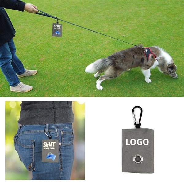 Portable out pet garbage bag