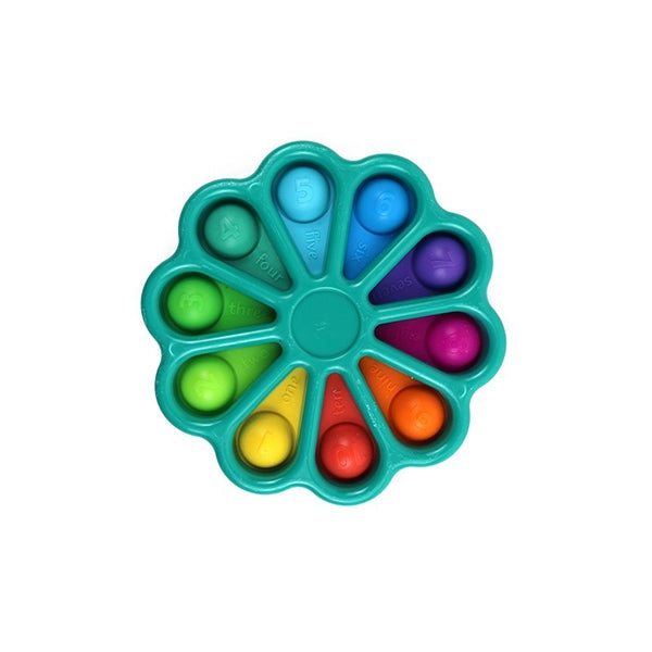 Flower Dimple Digits Pop Stress Relief Fidget Baby Toys
