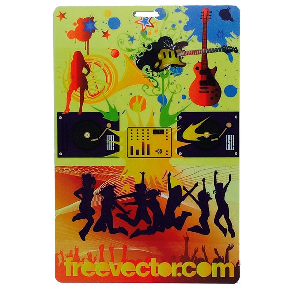 6 Inch X 4" Full Color PVC Badge
