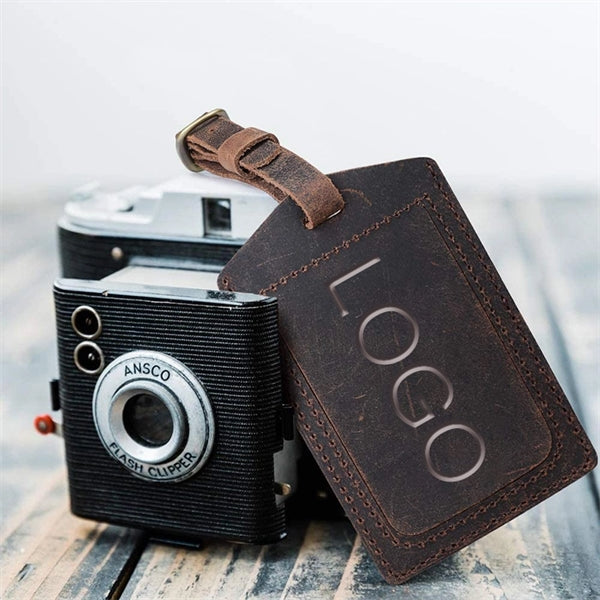 PU Leather Luggage Tag