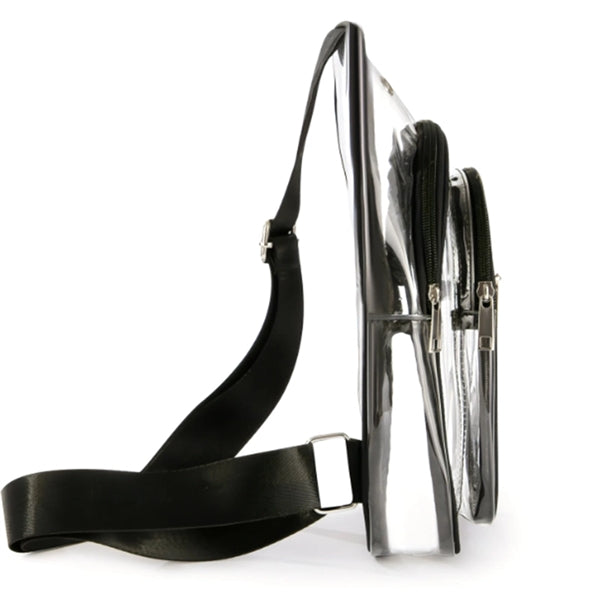 Clear PVC Sling Bag Crossbody Backpack